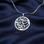 گردن آویز نقره کد 16