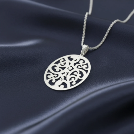 گردن آویز نقره کد 7